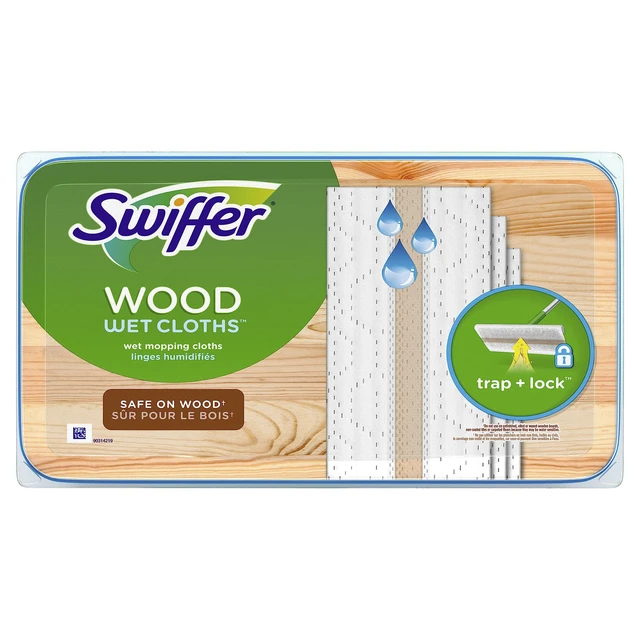 Alt view image 6 of 7 - Swiffer Heavy Duty Wet Multi-Surface Mop Cloth Refills, 20-Count