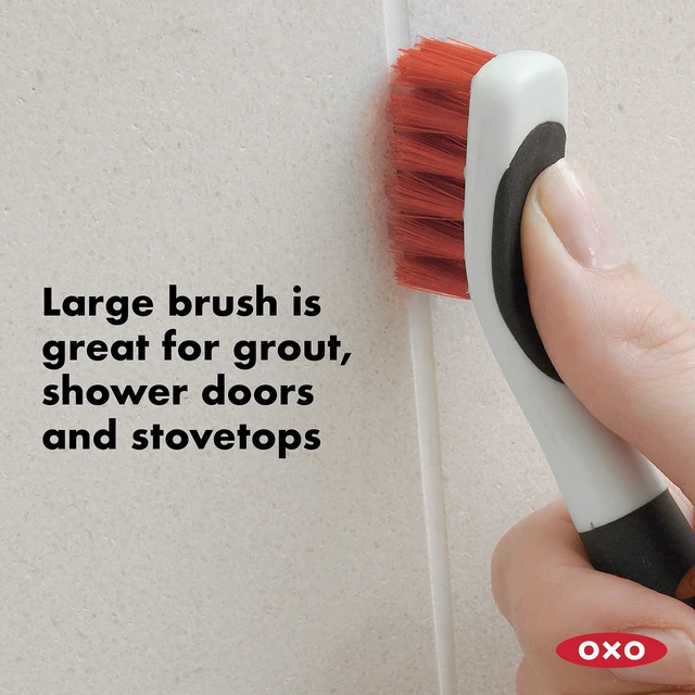 Alt view image 5 of 6 - OXO Good Grips Deep Clean Brush Set, Orange, Blue