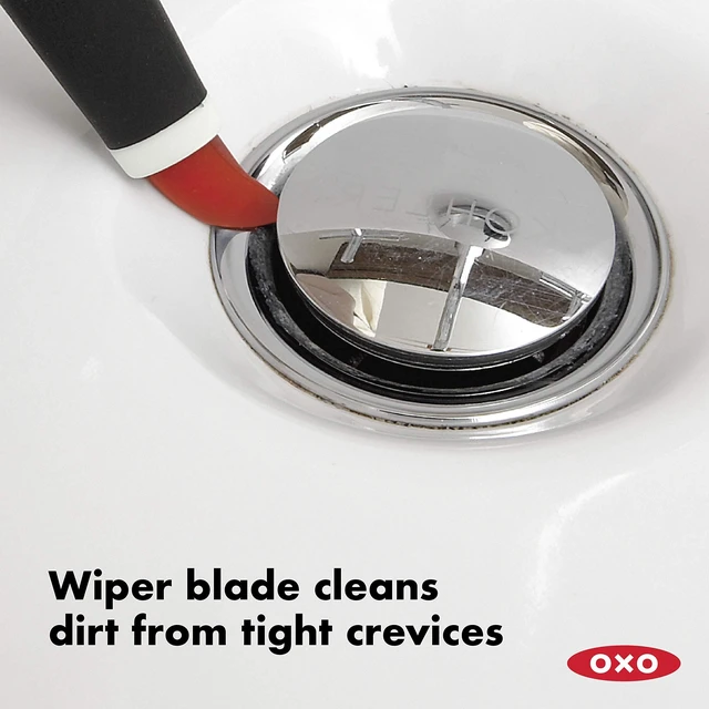 Alt view image 4 of 6 - OXO Good Grips Deep Clean Brush Set, Orange, Blue