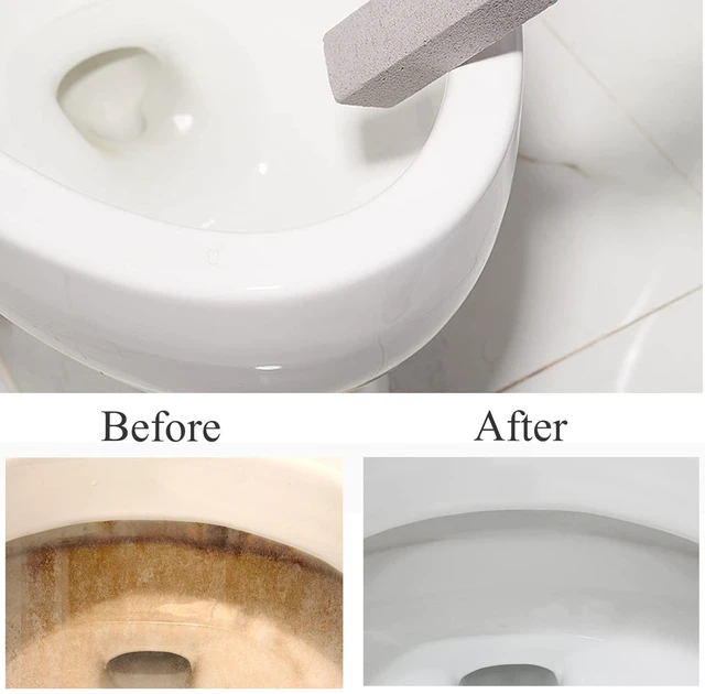 Alt view image 6 of 6 - 8 Pack Pumice Stone Scouring Stick for Toilet Bowl Cleaning, Removes Hard Water Rings, Calcium Buildup and Rust, Suitable for Toilet, Bathroom, Kitchen Sink, Grill (Gray)