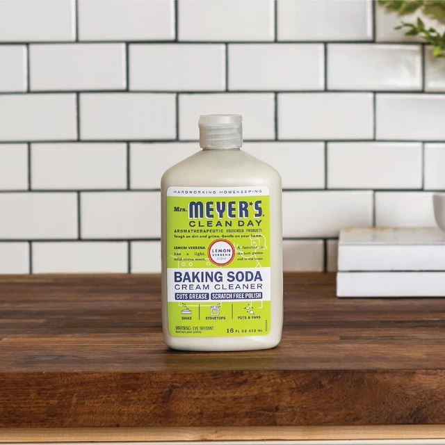 Alt view image 4 of 6 - Mrs. Meyer's Clean Day Baking Soda Cream Cleaner, Lemon Verbena, 16 fl oz