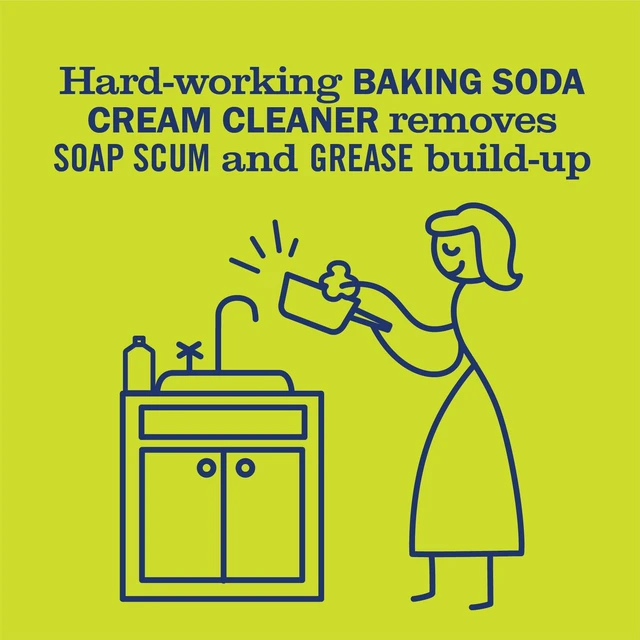 Alt view image 5 of 6 - Mrs. Meyer's Clean Day Baking Soda Cream Cleaner, Lemon Verbena, 16 fl oz