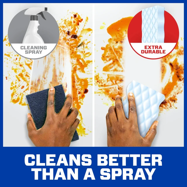 Alt view image 5 of 6 - Mr. Clean Magic Eraser Sponge Variety Pack, 6ct - 1 Ultra Thick, 2 Ultra Foamy, 3 Extra Durable, All Purpose Cleaner for Kitchen, Bathroom, Shower, Oven