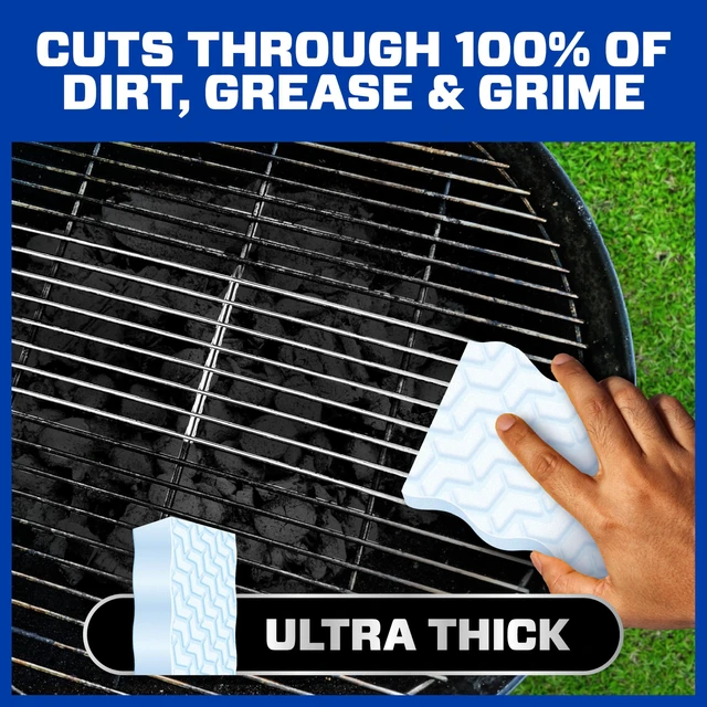 Alt view image 3 of 6 - Mr. Clean Magic Eraser Sponge Variety Pack, 6ct - 1 Ultra Thick, 2 Ultra Foamy, 3 Extra Durable, All Purpose Cleaner for Kitchen, Bathroom, Shower, Oven