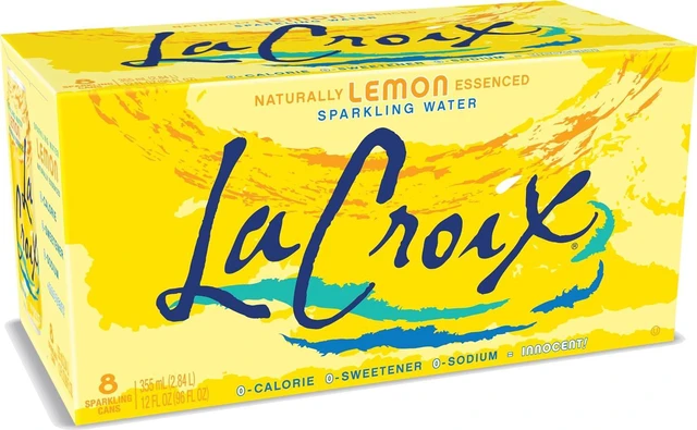 Main image of La Croix Sparkling Water, Lemon 12 Fl Oz, 8pk