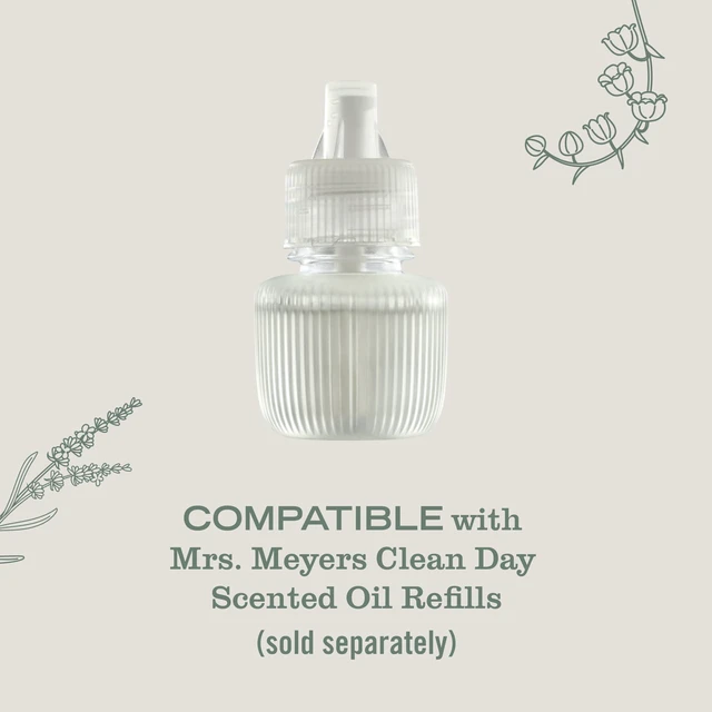 Alt view image 3 of 5 - Mrs. Meyer's Clean Day Scented Oil Diffuser, Air Freshener, 1 Pack
