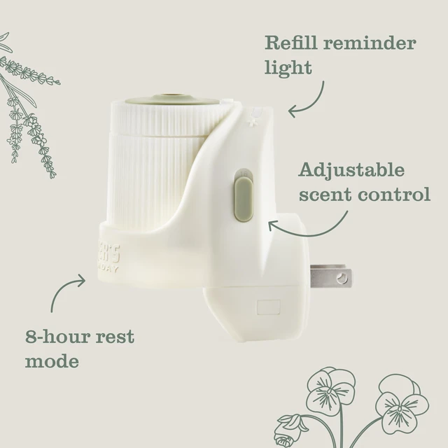 Alt view image 5 of 5 - Mrs. Meyer's Clean Day Scented Oil Diffuser, Air Freshener, 1 Pack