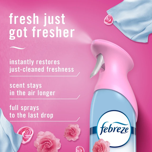 Alt view image 6 of 6 - Febreze Air Mist Odor Fighting Room Spray, Downy April Fresh Scent, 8.1oz (Pack of 2)