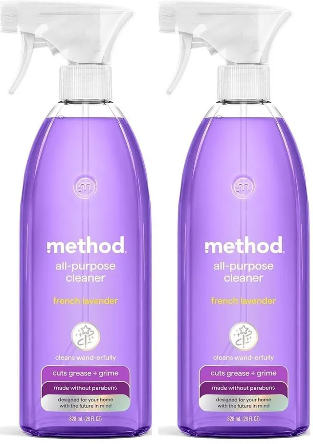 Main image of Method All-Purpose Cleaner Spray, French Lavender, 28 Fl Oz (Pack of 2)