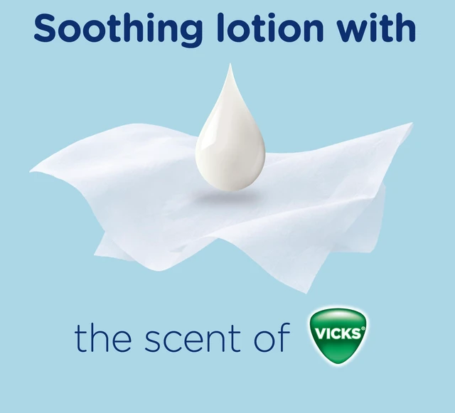 Alt view image 4 of 6 - Puffs Plus Lotion with Vicks Facial Tissues, 4 Cubes, 48 Tissues per Box (192 Tissues), Packaging May Vary