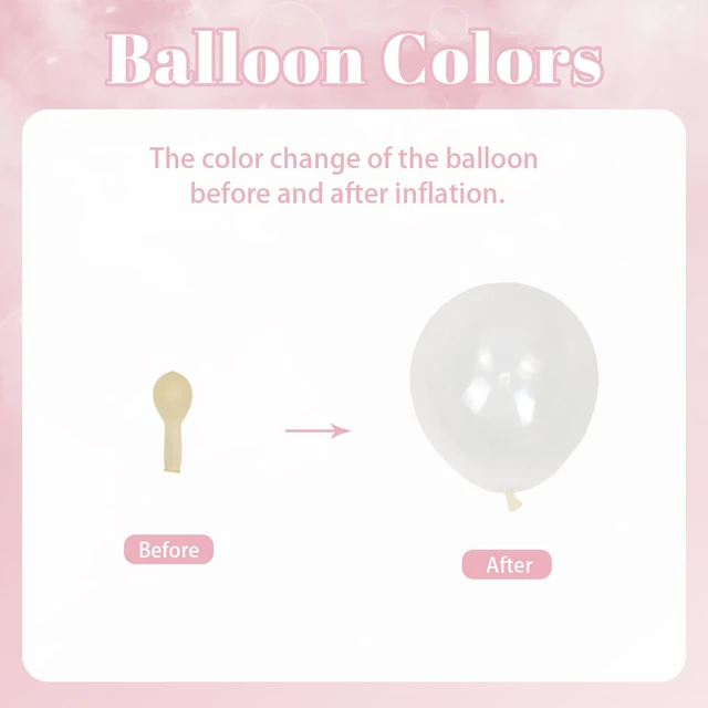 Alt view image 6 of 7 - 60pcs 12inch Pink, White, and Clear Pastel Pearl Balloons