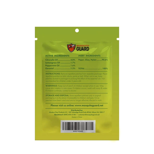 Alt view image 2 of 5 - Mosquito Guard 60 Pack DEET Free Plant Based Mosquito Repellent Stickers for Kids Outdoor Patio