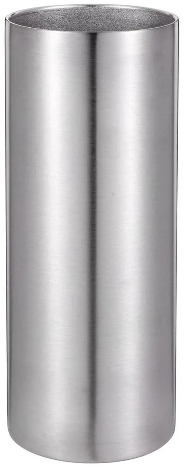 Alt view image 2 of 6 - 25 oz Slim Insulated Stainless Steel Tumbler, Double Wall Travel Coffee Mug, SpillProof Slider Lid