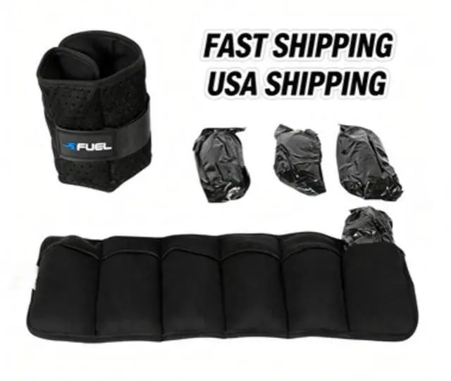 Main image of Fuel Pureformance Unisex Adjustable Wrist / Ankle Weights, 2.5Lb Pair, 5 lb Total, 6 Removable Weight Packs