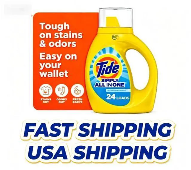 Main image of Tide Simply Liquid Laundry Detergent, Refreshing Breeze Scent, 32 fl oz, 24 Loads