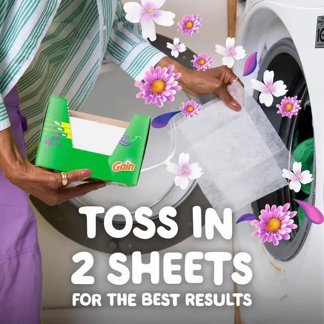 Alt view image 6 of 6 - Gain Dryer Sheets, Moonlight Breeze Scent, 120 Count