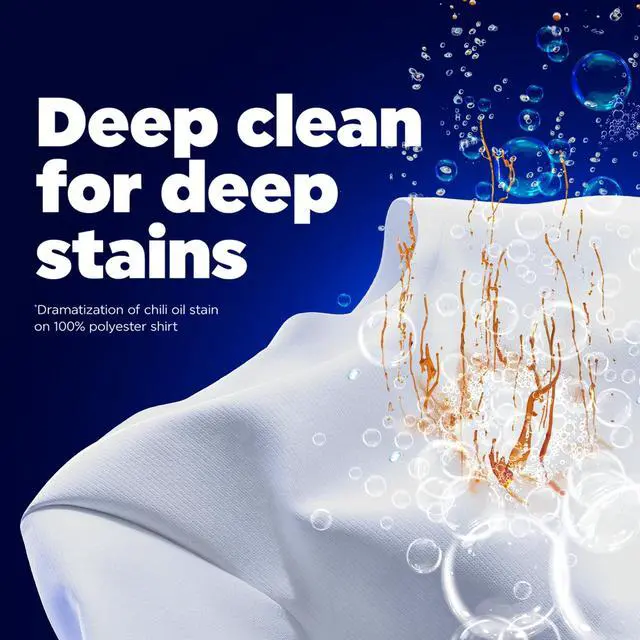 Alt view image 4 of 6 - Tide Liquid Laundry Detergent with Ultra Oxi Boost, Advanced Stain Remover, 27 fl oz, 19 Loads, Deep Cleaning Washing Soap for Household Laundry