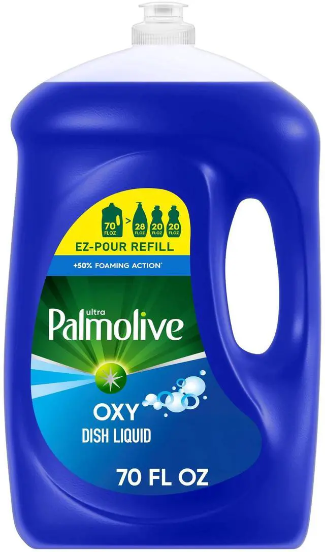 Main image of Palmolive Ultra Oxy Liquid Dish Soap, Deep GreaseCutting Power Degreaser, EZPour Refill Bottle, 70 fl oz