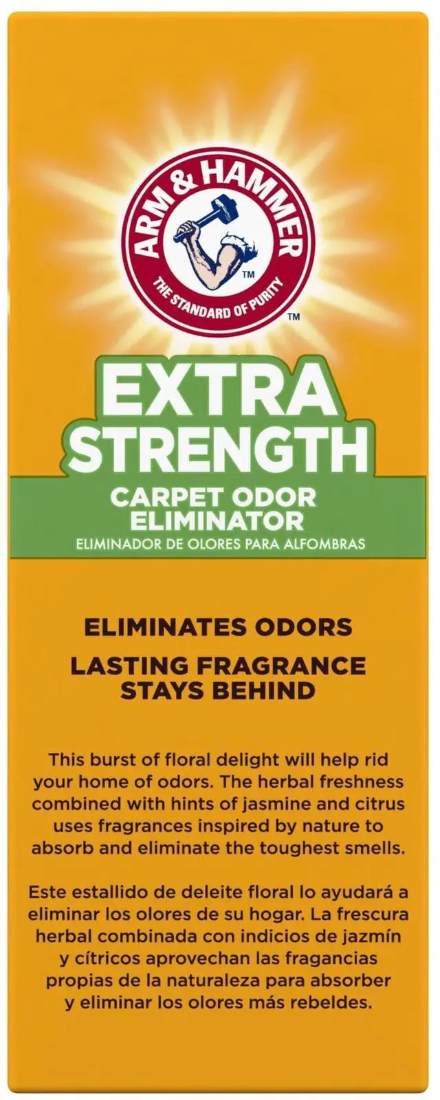 Alt view image 6 of 6 - (3 Pack) ARM & HAMMER Extra Strength Carpet Odor Eliminator Powder, Fresh Scent, 30 oz