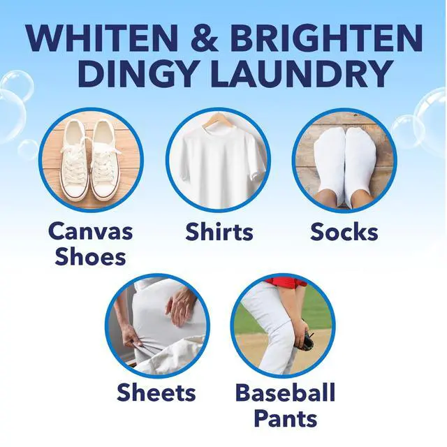 Alt view image 5 of 6 - OxiClean White Revive Laundry Whitener & Stain Remover Power Paks, ChlorineFree Whitening Booster, 24 Count