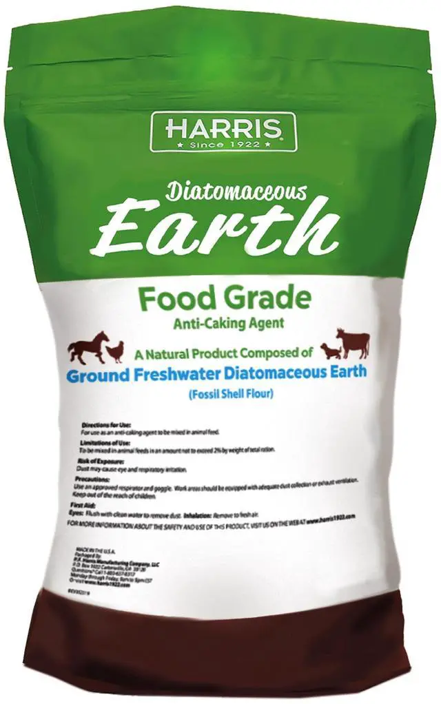 Alt view image 2 of 7 - Harris Food Grade Diatomaceous Earth Powder, OMRIListed for Organic Gardening Use, 4 lb Resealable Bag