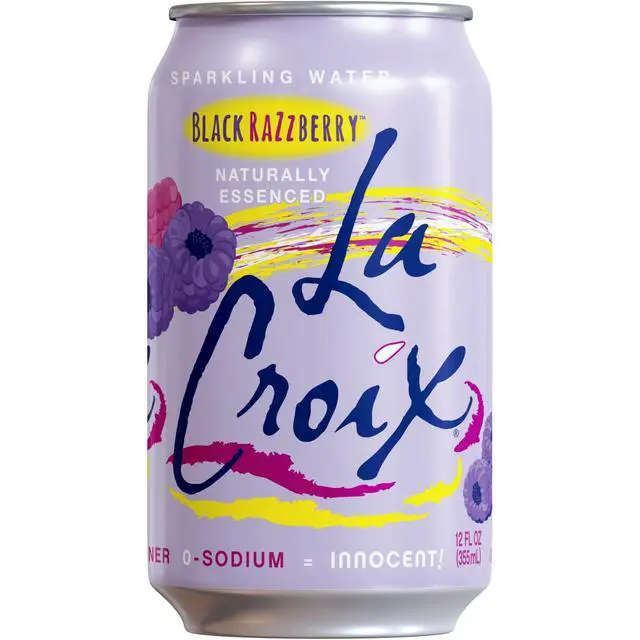 Alt view image 3 of 4 - LaCroix Black Razzberry Sparkling Water, 8 Pack of 12 fl oz Cans