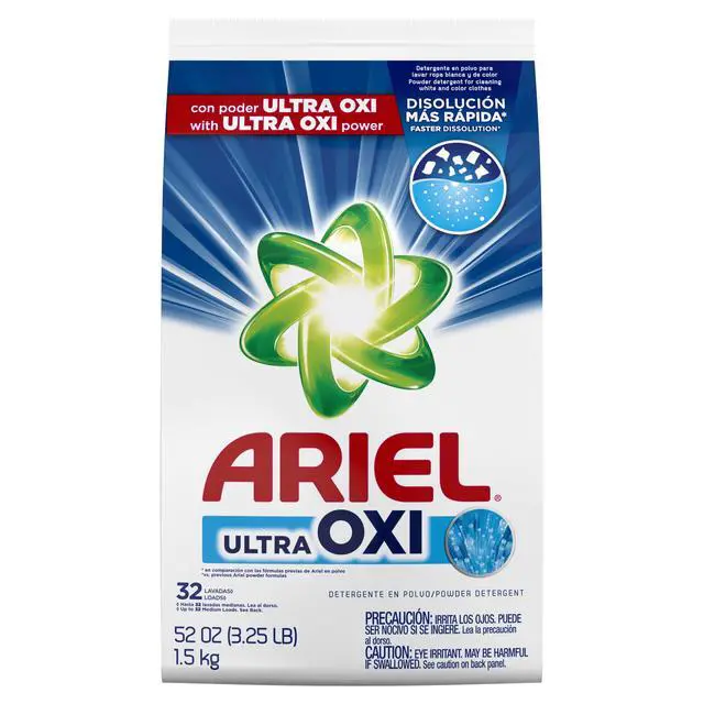 Alt view image 5 of 6 - Ariel Ultra Oxi Laundry Detergent Powder, Original Scent, 52 oz, 33 Loads