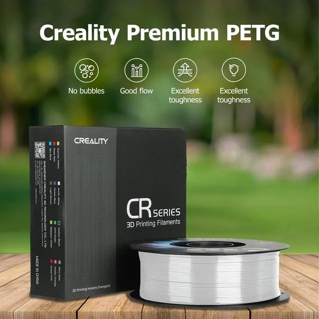 Alt view image 4 of 6 - CREALITY Official PETG 3D Printer Filament 1.75mm 1KG (2.2lbs) Transparent