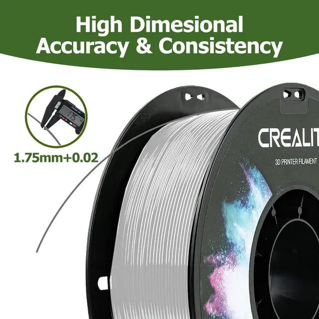 Alt view image 2 of 6 - CREALITY Official PETG 3D Printer Filament 1.75mm 1KG (2.2lbs) Transparent
