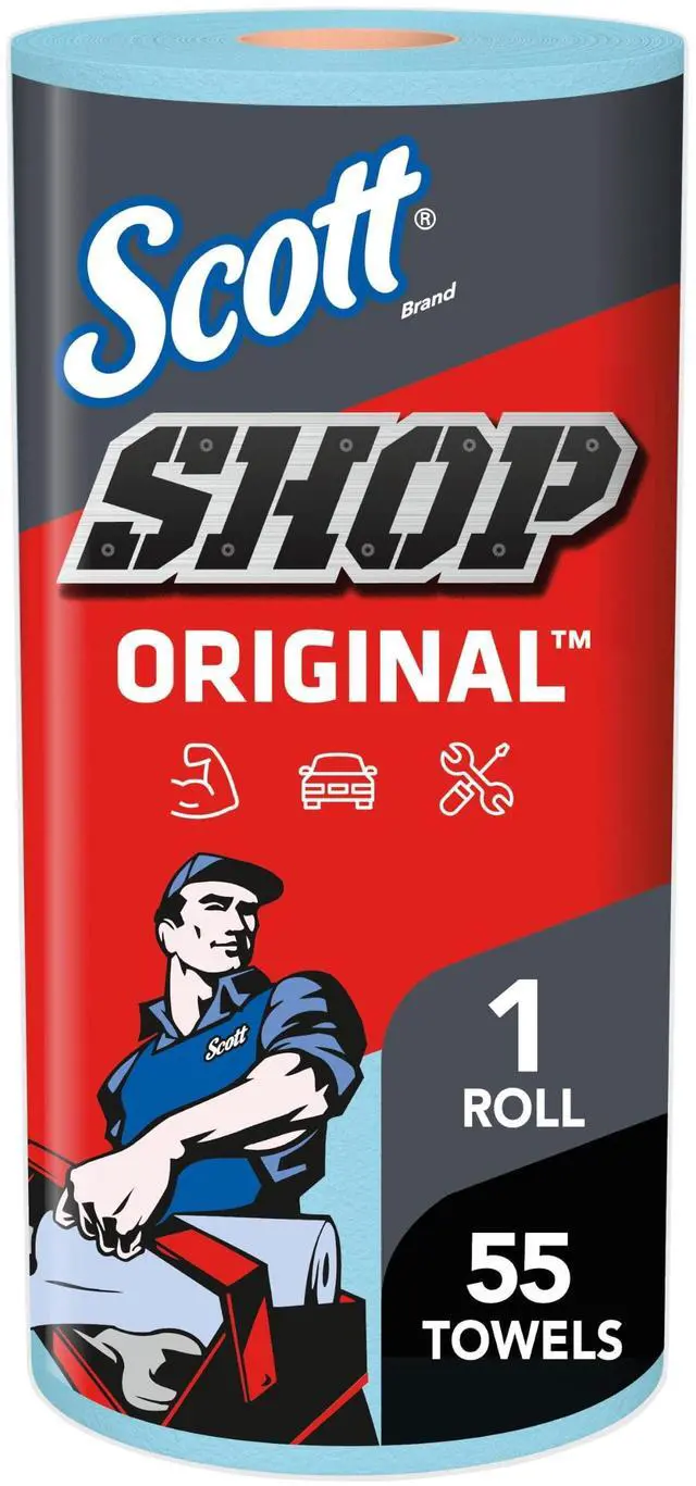 Main image of Scott Shop Towels Original, 55 Towels per Roll, 30 Rolls per Case