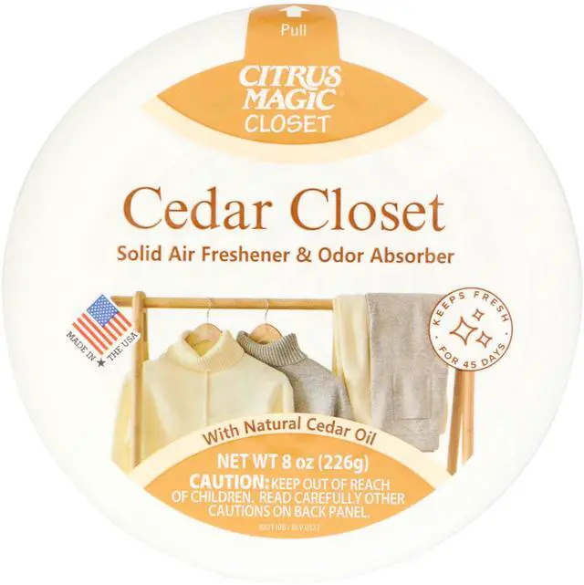 Main image of 8Ounce Citrus Magic Closet Solid Air Freshener, Cedar