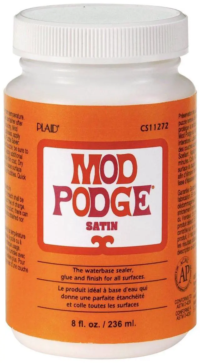 Main image of Mod Podge PLCS11272 Water Base Sealer, Glue, Satin Finish, 8oz, Clear