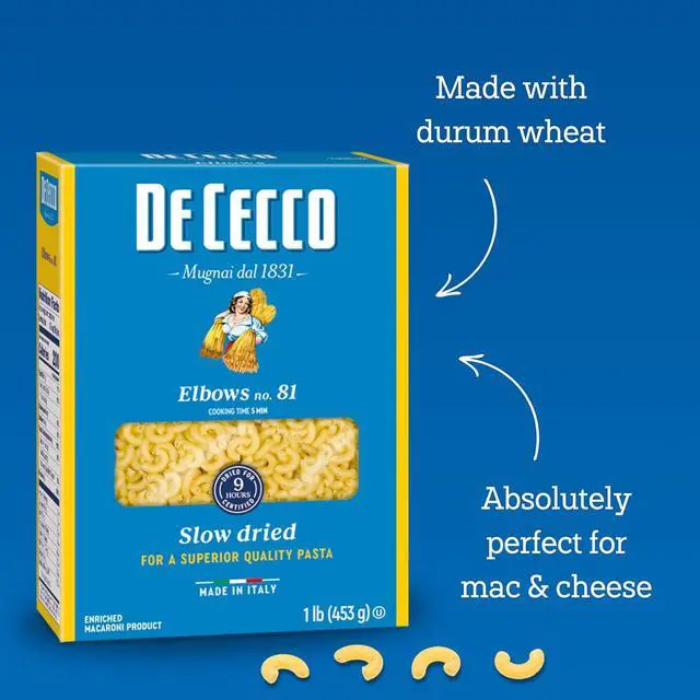 Alt view image 6 of 6 - De Cecco Elbows No. 81 Pasta, 16 oz