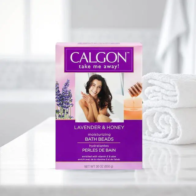 Alt view image 5 of 7 - Calgon Ultra-Moisturizing Bath Beads, Lavender & Honey, 30oz
