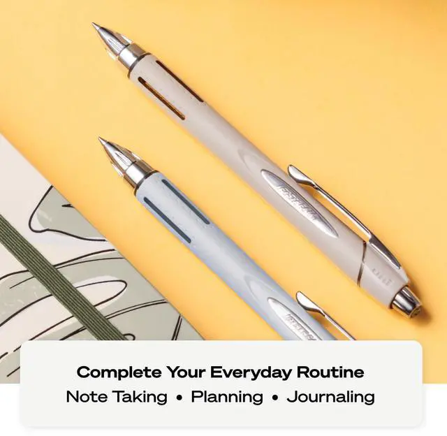 Alt view image 5 of 6 - Uniball Jetstream Retractable Ballpoint Pens, Fine Point 0.7mm, Black Ink, 4 Count
