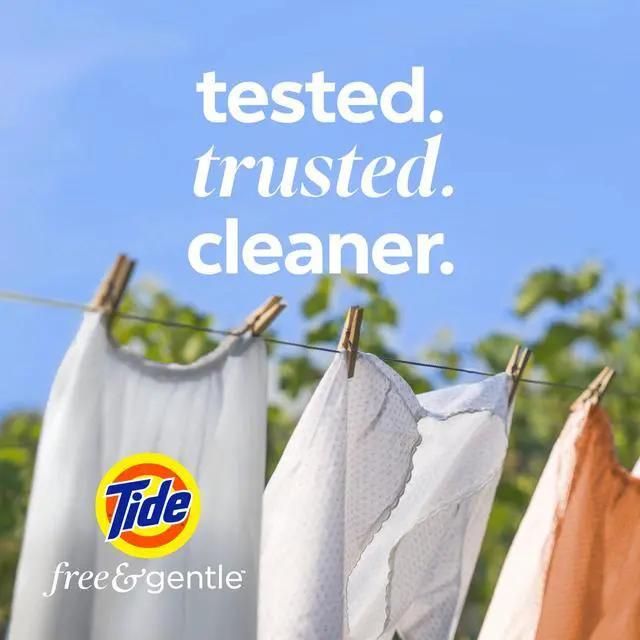 Alt view image 3 of 6 - Tide PODS Free and Gentle Hypoallergenic Unscented Laundry Detergent Soap Pacs, 14 Count