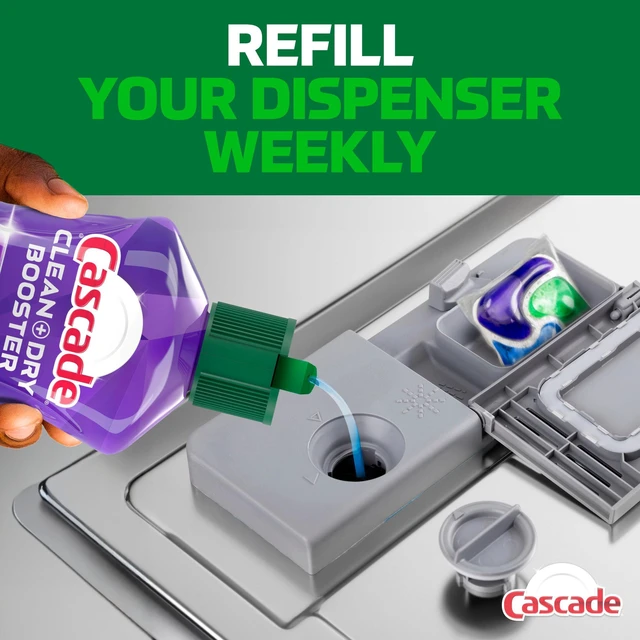 Alt view image 2 of 6 - Cascade Rinse Aid Clean & Dry Booster 8.45oz