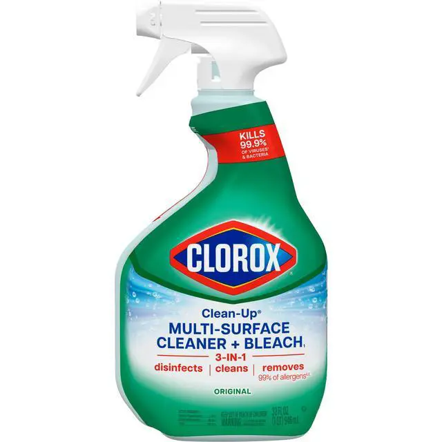 Alt view image 4 of 5 - Clorox Clean-Up Original Multi-Surface All Purpose Cleaner with Bleach, 32 fl oz