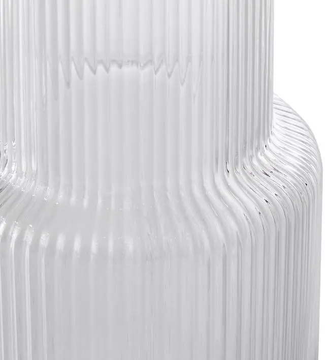 Alt view image 5 of 6 - Better Homes & Gardens 30 oz Glass Ribbed Carafe, Clear