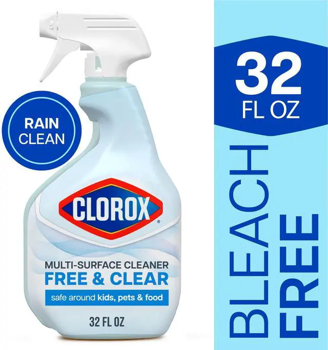 Main image of Clorox Free & Clear Fragrance Free Multi Surface Cleaner, 32 fl oz Spray Bottle