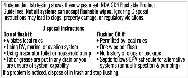 Alt view image 3 of 5 - Equate Extra Large Flushable Wet Wipes Mint, 240 Wipes (5 Pack)