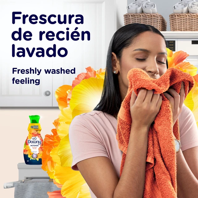 Alt view image 3 of 5 - Downy Intense Liquid Fabric Softener, Purity Scent, 32 fl oz, 44 Loads