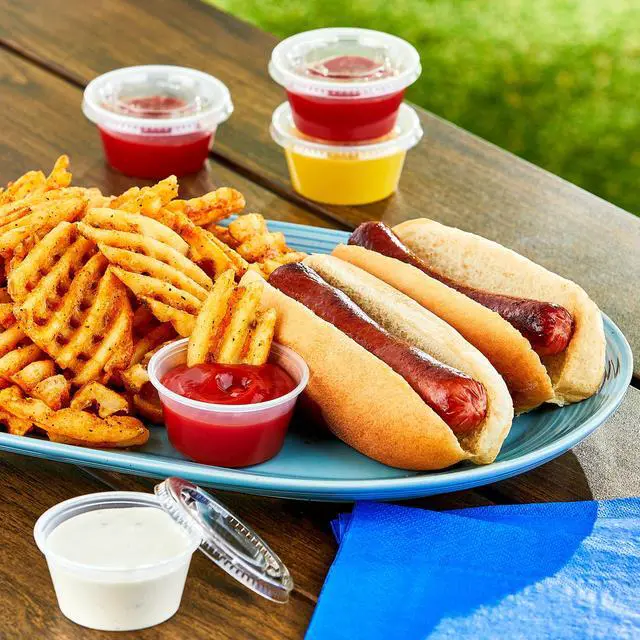 Alt view image 3 of 6 - Great Value Clear Disposable Plastic Cups with Lids, 2 oz, 50 Count