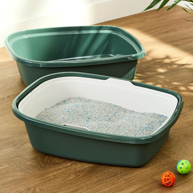 Alt view image 2 of 6 - Vibrant Life 3-Piece Sifting Cat Litter Box Set
