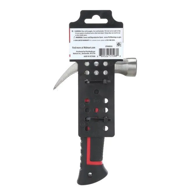 Alt view image 5 of 7 - Hyper Tough Stubby Claw Hammer, 10 oz