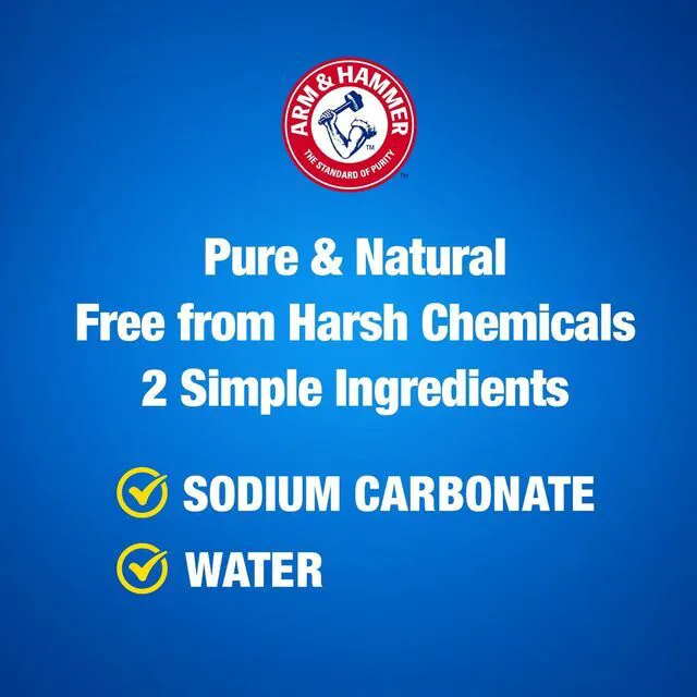 Alt view image 5 of 5 - ARM & HAMMER Super Washing Soda Powder, Laundry Detergent Booster & Household Cleaner, 55 oz