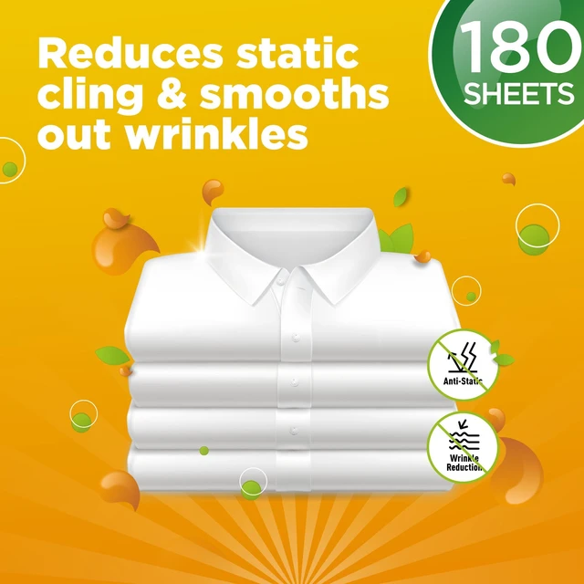 Alt view image 4 of 6 - Great Value Ultimate Fresh Dryer Sheets Original Clean 180 Count Compare to Gain®