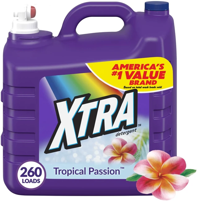 Main image of Xtra Liquid Laundry Detergent, Tropical Passion, 260 Loads, 312 fl oz
