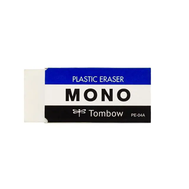 Alt view image 3 of 6 - Tombow 57324 MONO Eraser, White, Medium, 3-Pack