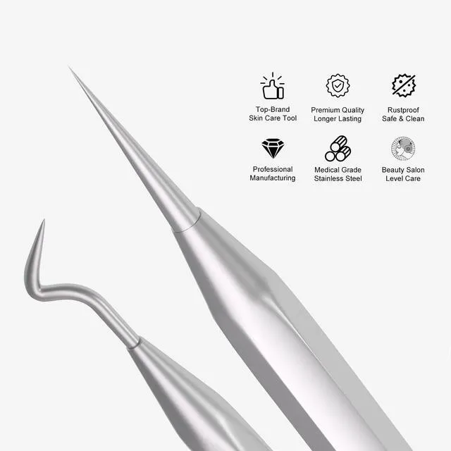 Alt view image 5 of 6 - Cbiumpro 6-Pack Blackhead Remover & Pimple Popper Tool Kit